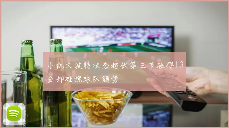 小凯文波特状态起伏第三节独得13分却难挽球队颓势